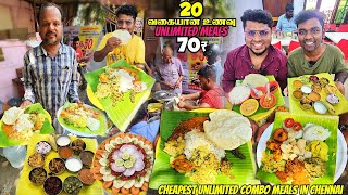 20 Varieties of Dishes with UNLIMITED Buffet Meals | Kavins Veg Corner | Tamil Food Review