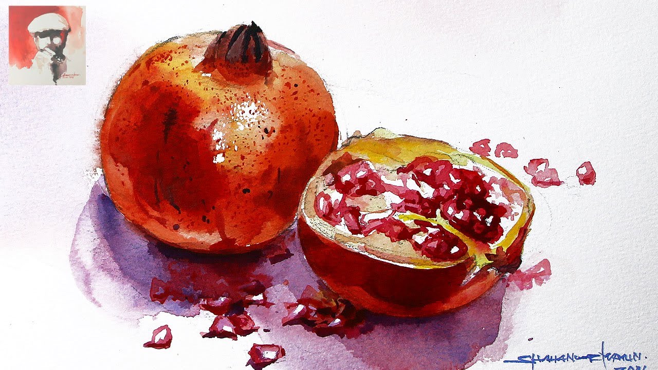 Fruit Still Life Photography Pomegranate