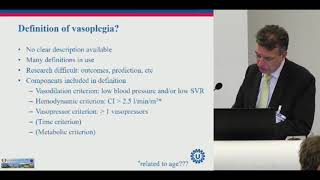 1.5 Vasoplegia During Cardiac Surgery \u0026 LVAD Implantation_Eric de Waal