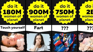 Comparison: What Do Women Do When They Are Alone At Home