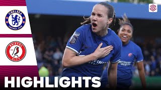 Chelsea vs Bristol City | Big Win For Women's Blues |Highlights | FA Women's Sup