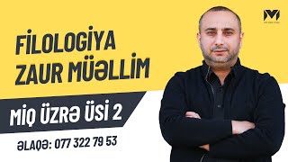 ÜSİ 2 (2024) Filologiya ixtisas sualların izahı (Zaur müəllim) #mhm #miq #filologiya