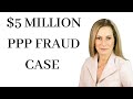 CLIENT CHARGED WITH BANK FRAUD AND MONEY LAUNDERING FOR FRAUDULENTLY OBTAINING $5MIL IN PPP LOANS