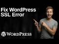 Fix WordPress SSL Error (2026 Easy Guide)