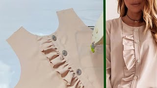 DIY 🧷 Stitching and neck design for kurti ✅ Beginner Friendly Sewing Projects | sewing for beginners