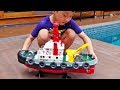 Boat Toys for Kids Unboxing Water Play