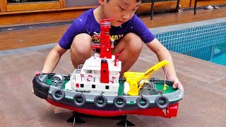 Boat Toys for Kids Unboxing Water Play