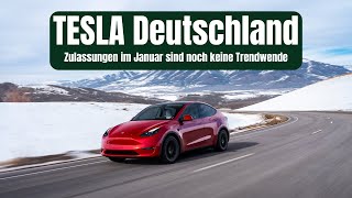 Tesla Zulassungszahlen im Januar - Noch keine Trendwende!