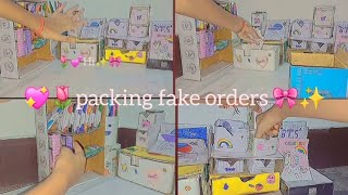 💖🌷packing fake order✨️🎀 | asmr | aesthetic ✨️ | unnati singh official