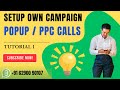 Training & Campaign for Generating PPC or POPUP Calls for Tech Support | TG : @digitalbrokeronline