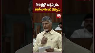 CM Chandrababu Naidu About Pawan Kalyan : నేను జైల్లో ఉన్నప్పుడు..పవన్ నాకు ఇదే చెప్పాడు | BIG TV