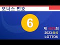 로또당첨번호 1079회 8월 5일 안내. lotto6 당첨번호 음성안내