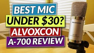 Budget Streaming Mic - Alvoxcon A-700 Microphone Review on Amazon