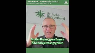 Grasgeruch im Bayerischen Landtag | Clip aus den DHV-News vom 26.04.2024