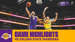 HIGHLIGHTS | Kyle Kuzma (18 pts, 3 reb, 3 ast) vs. Golden State Warriors