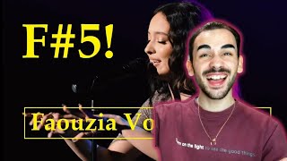 Faouzia Live Vocal Range (Eb3-F#5-Bb5) at Burton Cumming Concert | Reaction