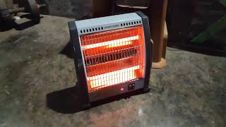 RR Signature QZ-209 Quartz Room Heater for Home with Tip-Over Protection, Silent Room Heater with