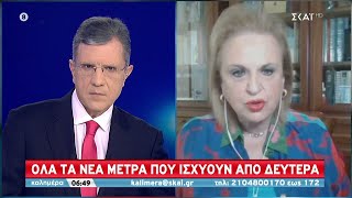 Παγώνη σε ΣΚΑΪ: Στο 99% η κάλυψη των ΜΕΘ στη Βόρεια Ελλάδα-Ποιοι να κάνουν άμεσα τρίτη δόση