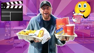 I Only Ate MOVIE THEATER Foods For 24 HOURS! (IMPOSSIBLE FOOD CHALLENGE)
