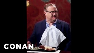 Andy Richter’s Dinner Was Ruined By Protesters | CONAN on TBS