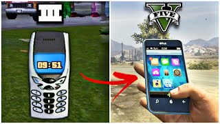 MOBILE PHONES IN GTA GAMES