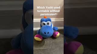 Which Yoshi used turntable without permission? #memes #funny #music #vinyl #deadoralive #80s #yoshi