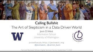 Calling Bullshit: The Art of Skepticism in a Data-Driven World | Jevin West