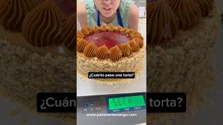 ¿Cuánto pesa una torta?