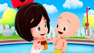 Swim Safety song  | Cleo and Cuquin Nursery Rhymes for Kids