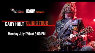 Gary Holt x ESP Clinic Tour LIVESTREAM at Pitbull Audio