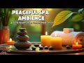 🌊 Soft Waterfall & Candle Glow for Deep Inner Peace | ✨ Zen Serenity Escape