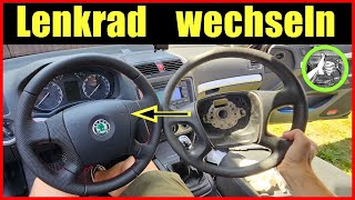 Autolenkrad wechseln ✅ Skoda Octavia 2, Yeti, Superb 2, Golf 5 \u0026 6, Passat B6, Leon 2, A3 8P, TT 8J