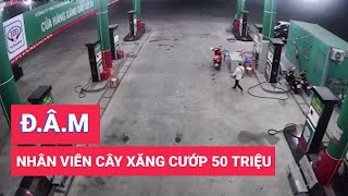 Đâm trọng thương nhân viên cây xăng cướp gần 50 triệu đồng