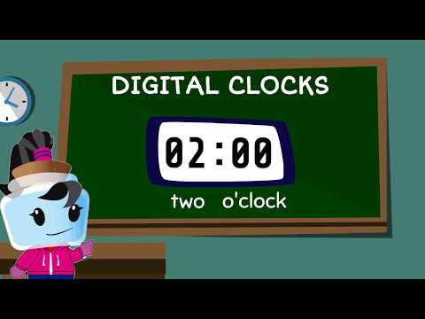 How do digital clocks tell time?