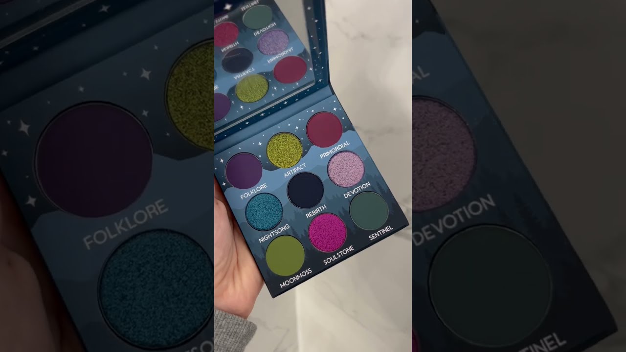 Shroud Cosmetics Moonfall Swatches - YouTube