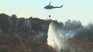 More than 223 buckets of water dropped on Hawthorne fire in Berlin