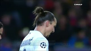 Paris Saint-Germain Vs Barcalon UEFA-Champions-League 10/12/2014 Ibrahimovic