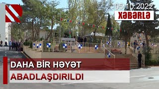 Daha bir həyət abadlaşdırıldı