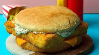 How To Make A Giant Filet-O-Fish Burger