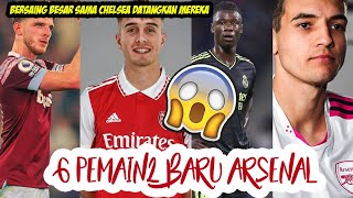 6 Pemain Baru Arsenal !! Jakub Kiwior, Declan Rice, Fresneda Hingga Eduardo Camavinga