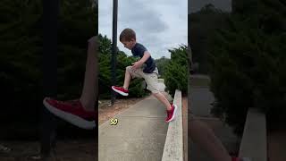 THIS 7 YEAR OLD KID IS LEARNING PARKOUR! 😱