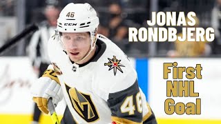 Jonas Rondbjerg #46 (Vegas Golden Knights) first NHL goal Nov 11, 2021