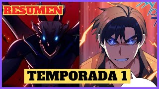 🔶MURIÓ peleando contra los DRAGONES, pero RENACIÓ para VENGARSE TEMPORADA 1 MANHWA RESUMEN