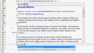 Java GUI Tutorial 17 Random color panel