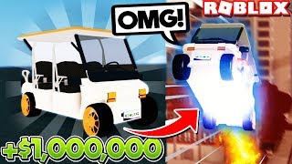 This Vehicle Simulator Code Gives Me 1 000 000 Roblox Vehicle Simulator 2 - golf cart roblox