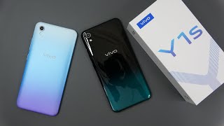 Vivo Y1s Black, Blue colour unboxing, camera, antutu, game test