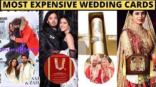10 Most Expensive Wedding Cards Of Bollywood Stars 2024, Sonakshi Sinha, Zaheer Iqbal, Anant Ambani