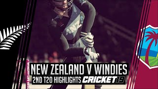 New Zealand vs West Indies - 2nd T20I - Cricket Captain 2020