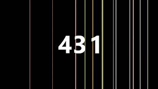 Countdown Timer with Gradient-Bars [666 Seconds]