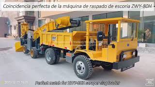 ZWY-80H mucking loader (equipped with scraper conveyor + crushing hammer) + 6 ton diesel dump trucks